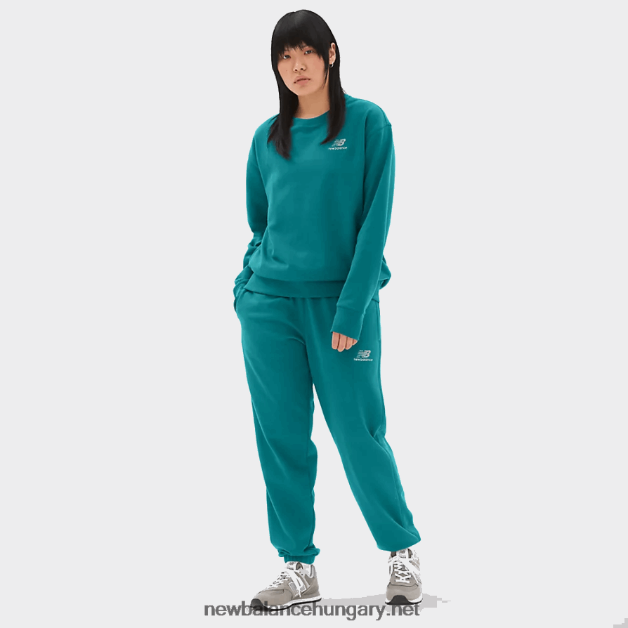 New Balance 6XH8F01723 nők uni-ssentials francia frottír crewneck pulóver