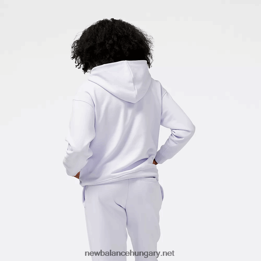 New Balance 6XH8F03122 nők atlétika természetállami francia frottír kapucnis pulcsi