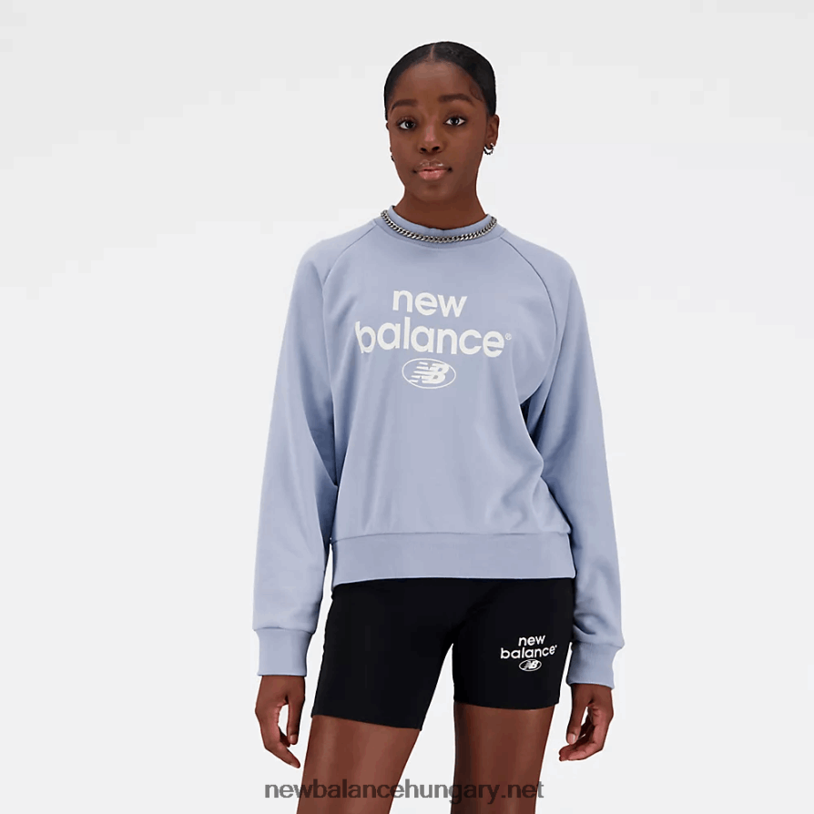 New Balance 6XH8F03155 nők Essentials újragondolt archívum francia frottír legénységi nyak