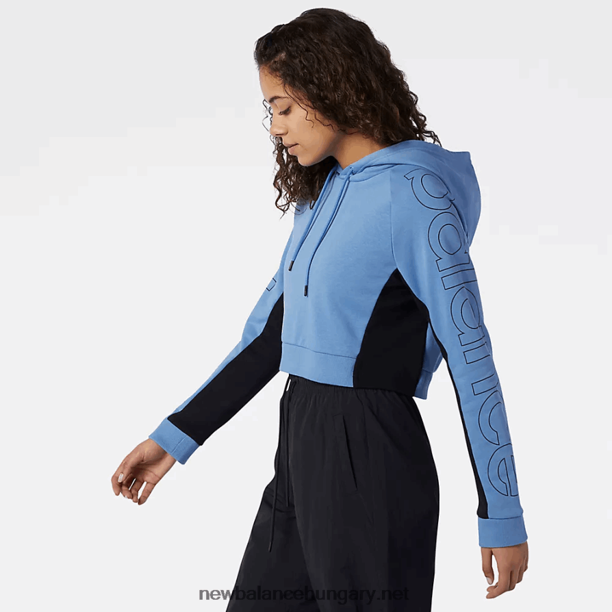 New Balance 6XH8F03553 nők sport stílusú optika kapucnis pulcsi