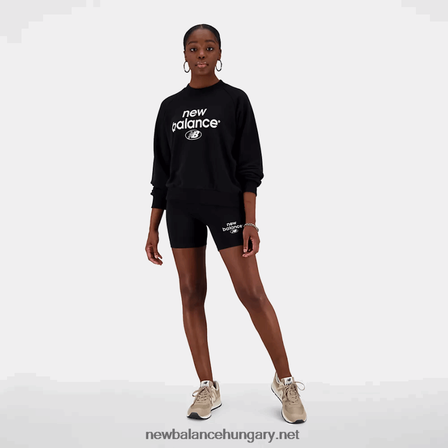 New Balance 6XH8F0547 nők Essentials újragondolva szálcsiszolt hátú gyapjú nyakú