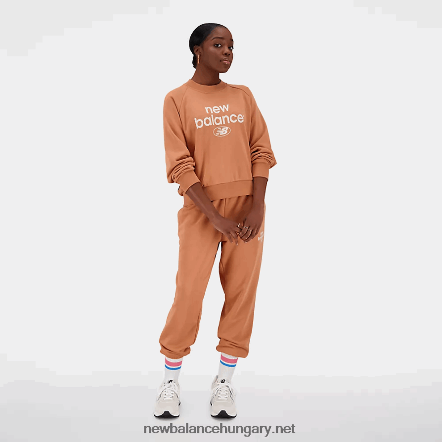 New Balance 6XH8F0548 nők Essentials újragondolva szálcsiszolt hátú gyapjú nyakú