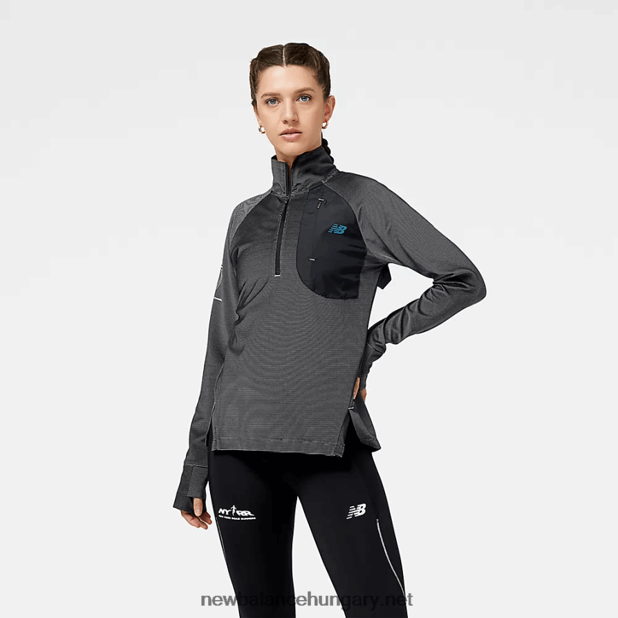 New Balance 6XH8F05817 nők United Airlines nyc half q speed shift 1/2 zip