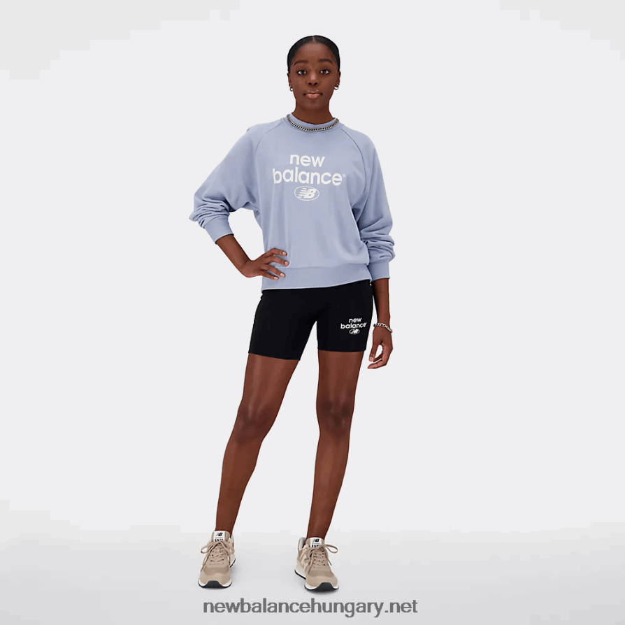 New Balance 6XH8F06786 nők Essentials újragondolt archívum francia frottír legénységi nyak