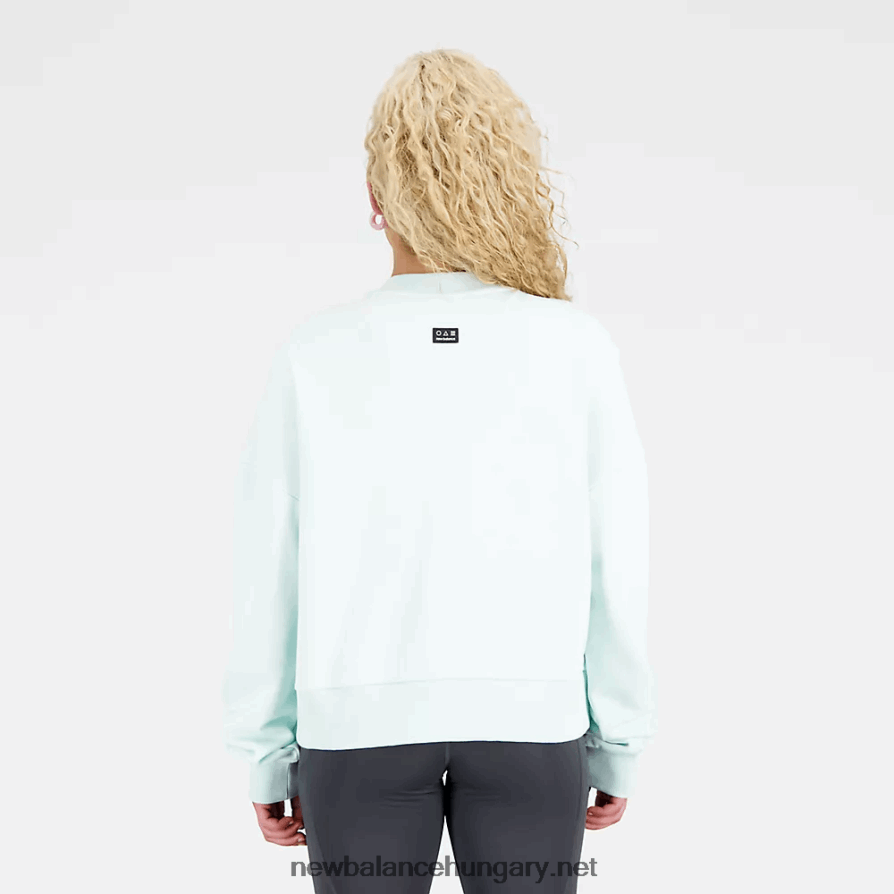 New Balance 6XH8F06859 nők a hegyi francia frottír crewnecknél