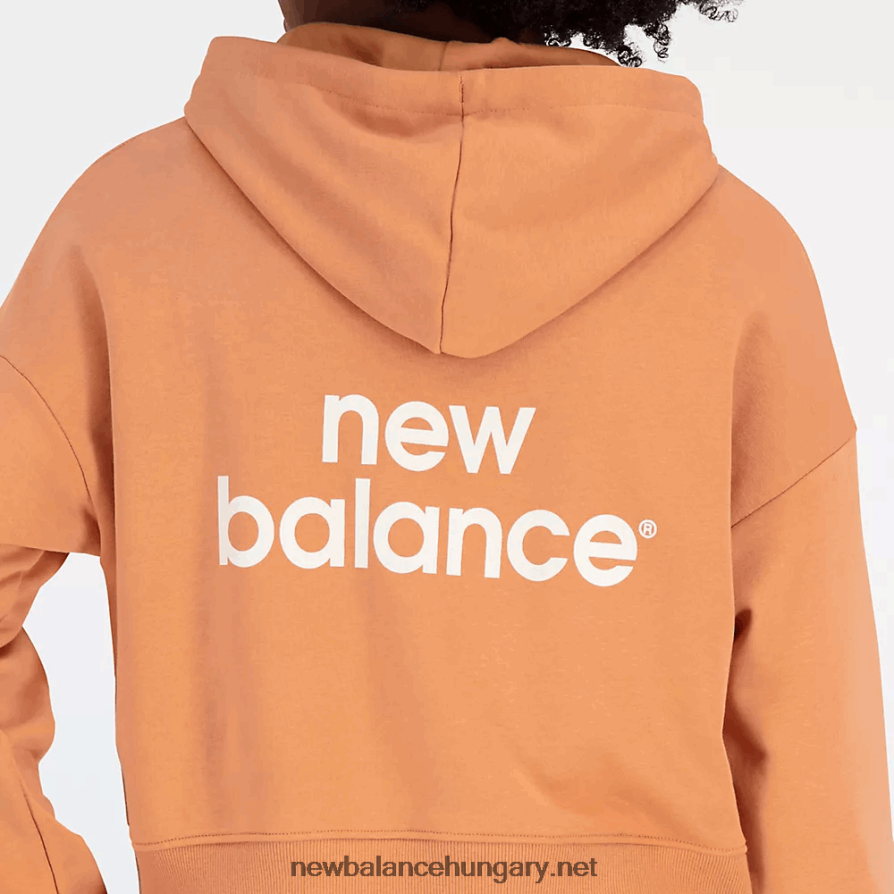 New Balance 6XH8F06861 nők Essentials újragondolt archív francia frottír kapucnis pulcsi