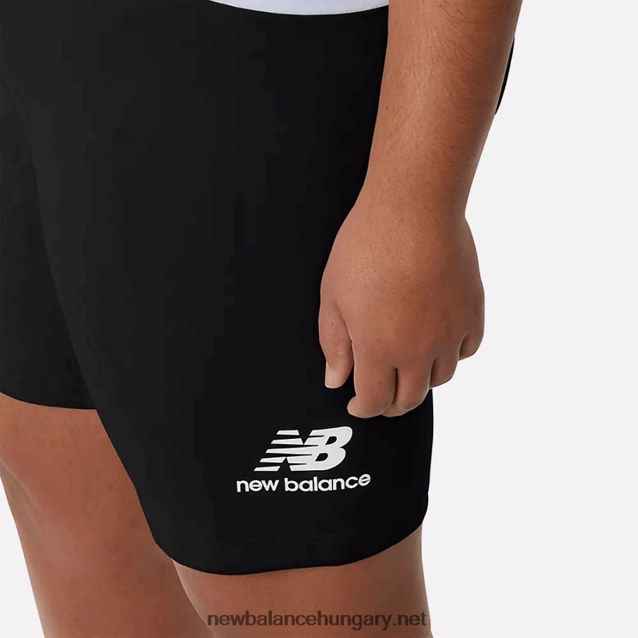 6XH8F03257 nők nb essentials stacked fitted short