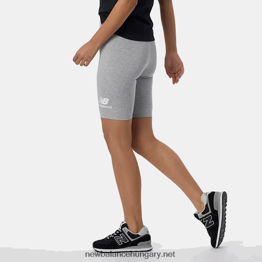 6XH8F0554 nők nb essentials stacked fitted short