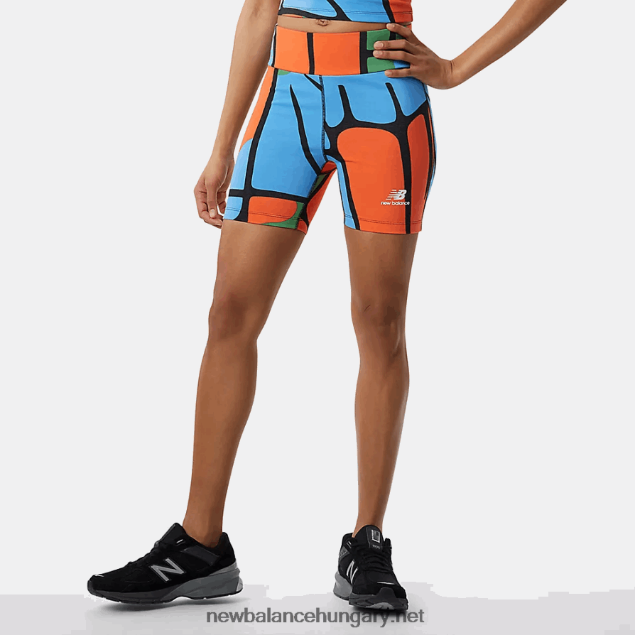 6XH8F06798 nők nb atlétika kim van vuuren nyomtatott illeszkedő rövid