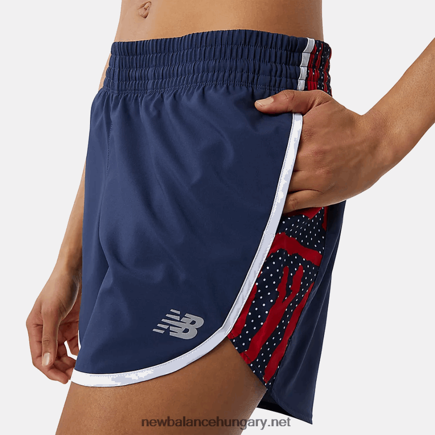 New Balance 6XH8F02487 nők nyomtatott gyorsulás 5 hüvelyk rövid