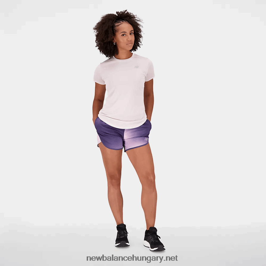 New Balance 6XH8F02488 nők nyomtatott gyorsulás 5 hüvelyk rövid