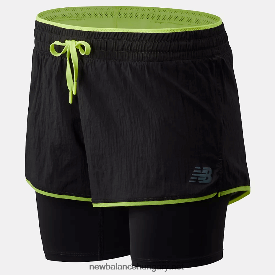 New Balance 6XH8F02827 nők q sebesség légzés 2 az 1-ben rövidnadrág