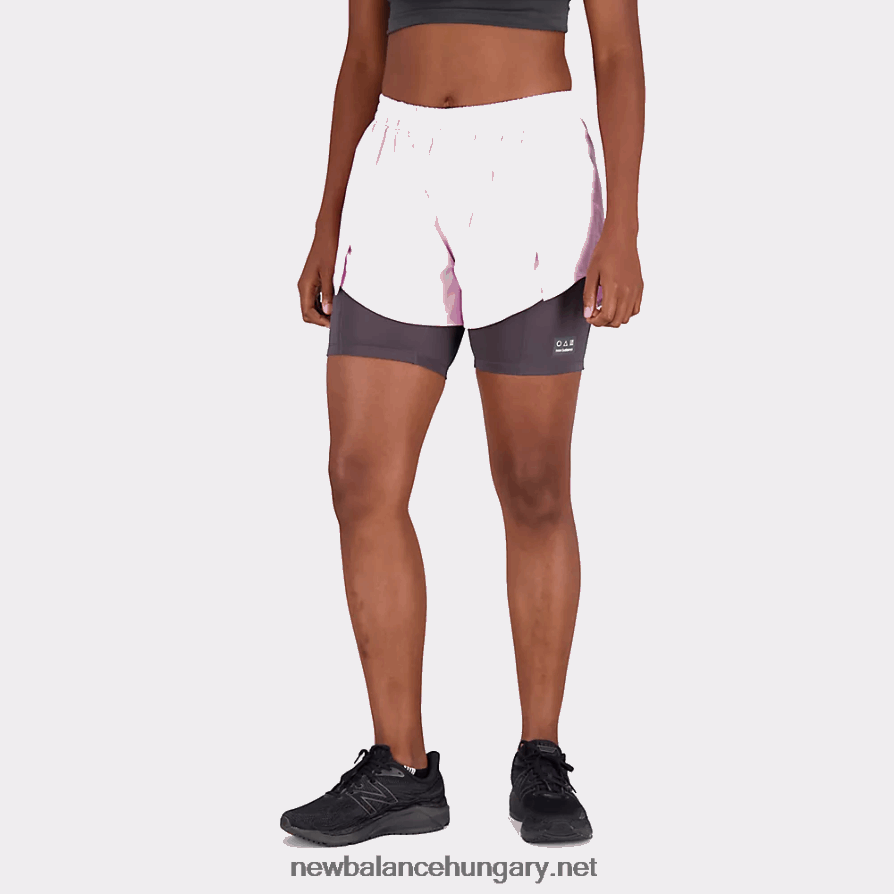 New Balance 6XH8F03182 nők ütési futás 3 hüvelykes 2 az 1-ben rövid