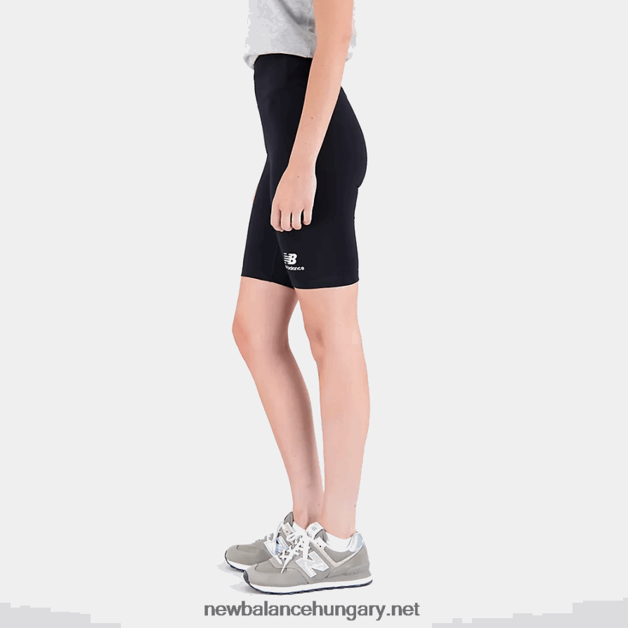 New Balance 6XH8F0593 nők Essentials halmozott logó pamut, rövidre szabott