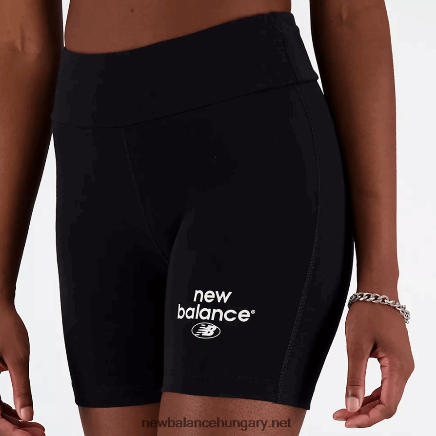 New Balance 6XH8F06781 nők Essentials újragondolt archív pamut rövidre szerelve