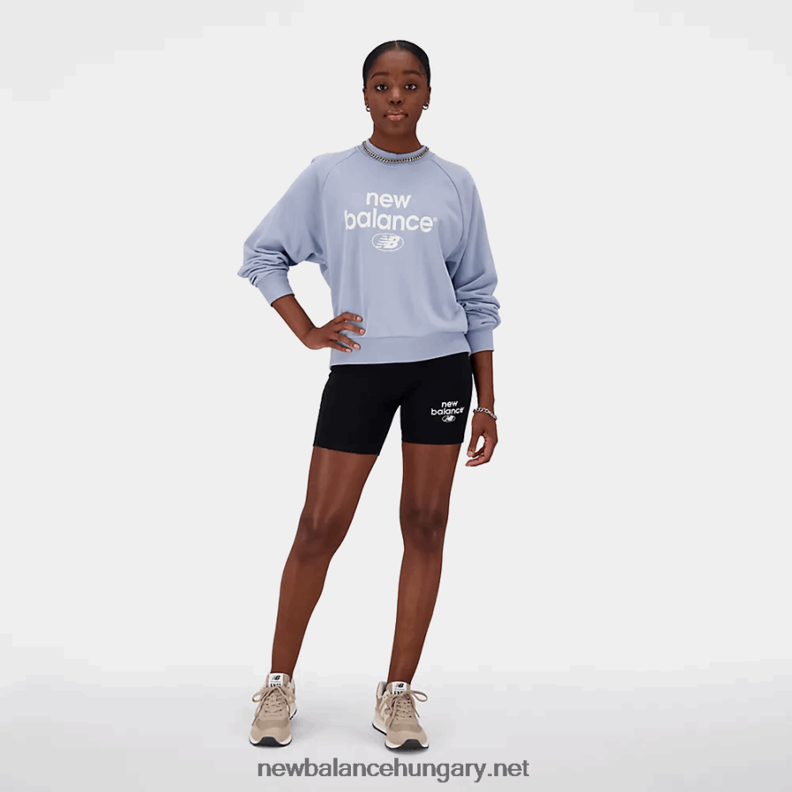 New Balance 6XH8F06781 nők Essentials újragondolt archív pamut rövidre szerelve