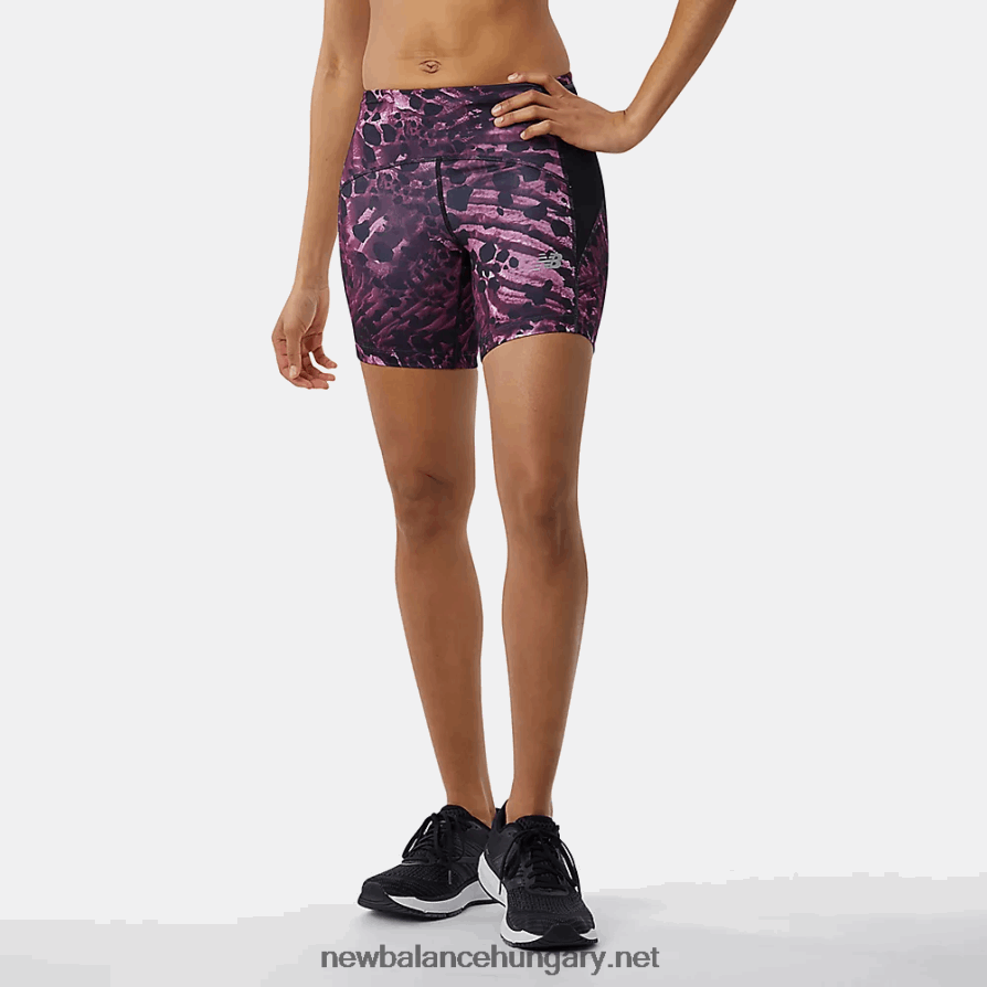 New Balance 6XH8F06815 nők nyomtatott ütési futás rövidre szerelve
