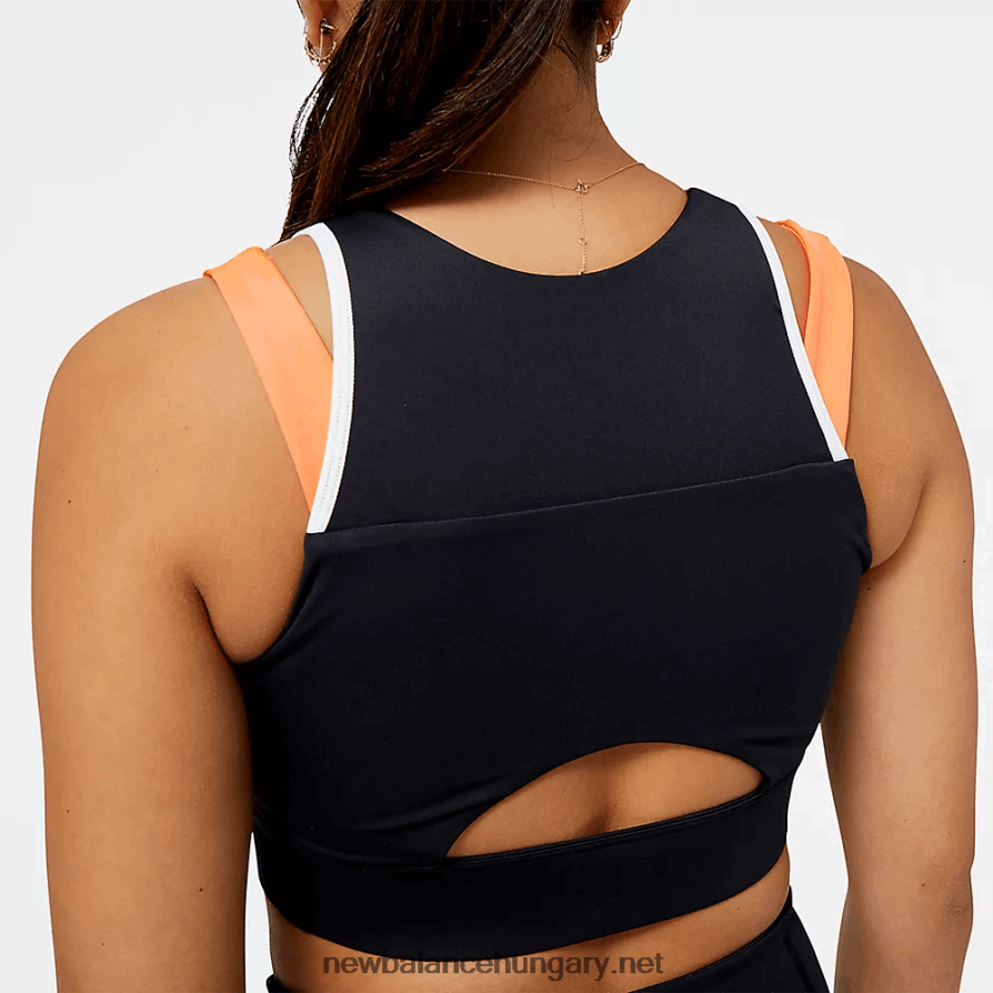 New Balance 6XH8F02543 nők forma pajzs crop melltartó