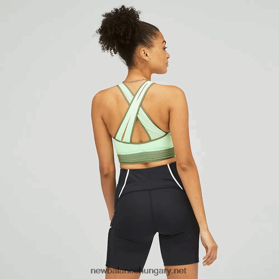 New Balance 6XH8F02751 nők q speed shape shield crop melltartó