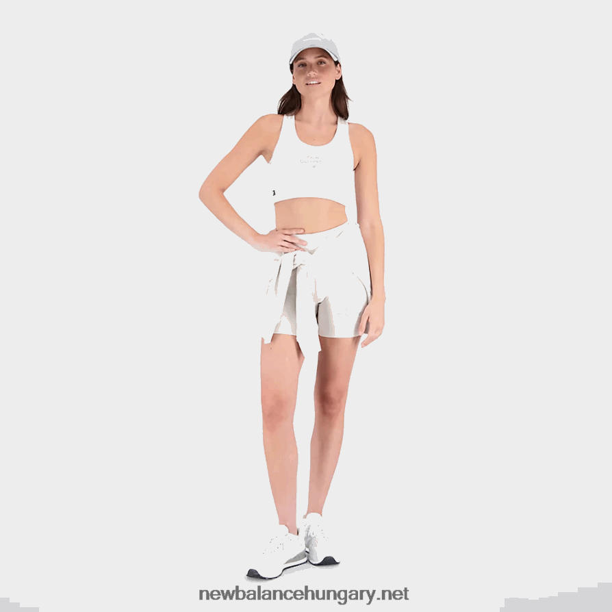New Balance 6XH8F03180 nők Essentials újragondolt pamut spandex melltartó felső