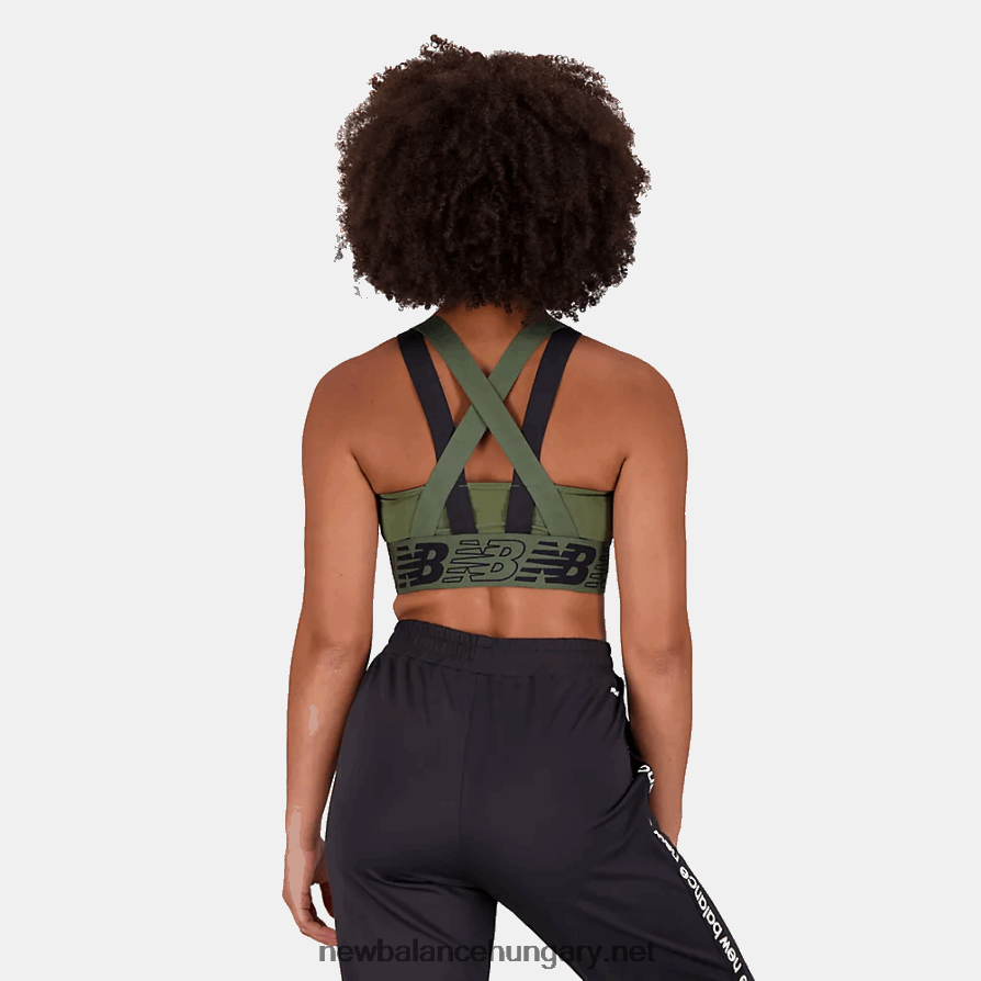 New Balance 6XH8F03230 nők könyörtelen crop melltartó