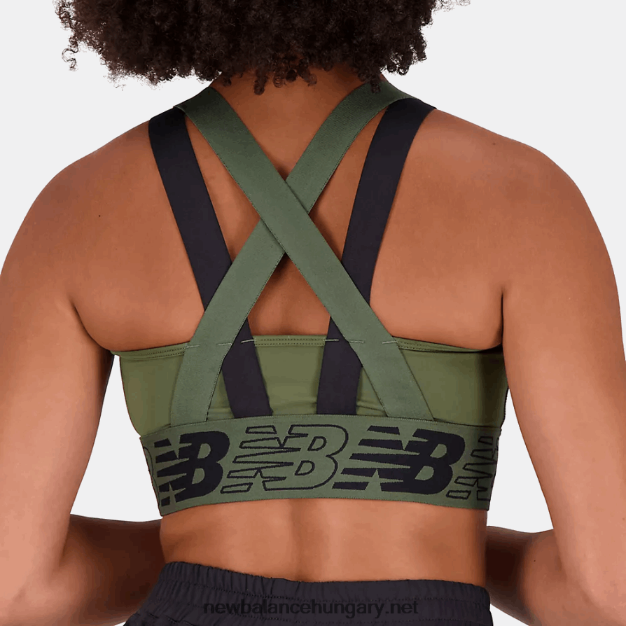 New Balance 6XH8F03230 nők könyörtelen crop melltartó