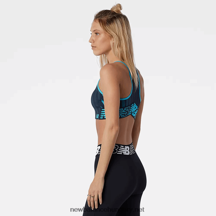 New Balance 6XH8F03583 nők könyörtelen nyomott crop top