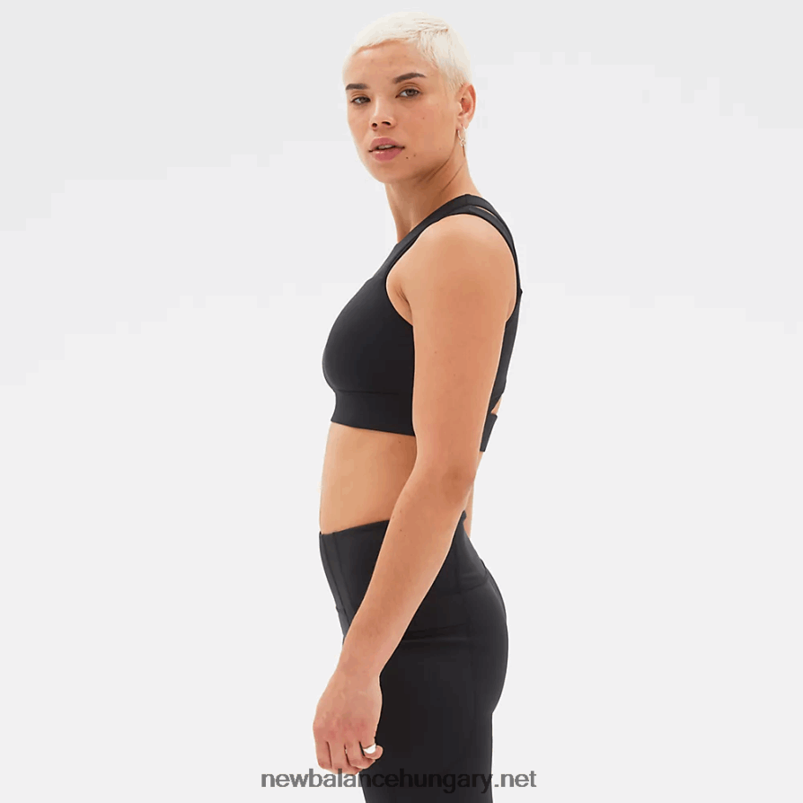 New Balance 6XH8F05845 nők United Airlines nyc half shape shield crop melltartó