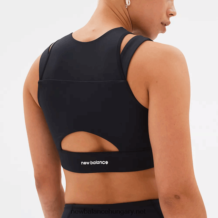 New Balance 6XH8F05845 nők United Airlines nyc half shape shield crop melltartó
