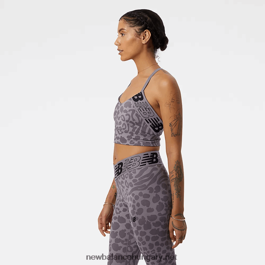 New Balance 6XH8F0621 nők könyörtelen nyomott crop melltartó