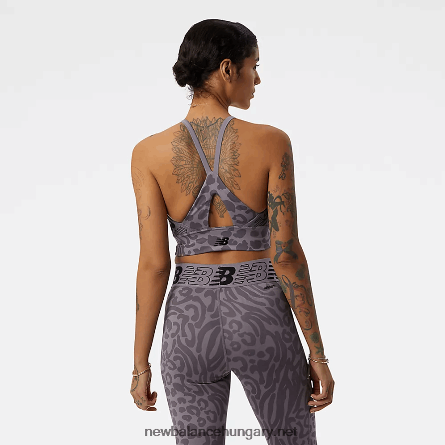 New Balance 6XH8F0621 nők könyörtelen nyomott crop melltartó