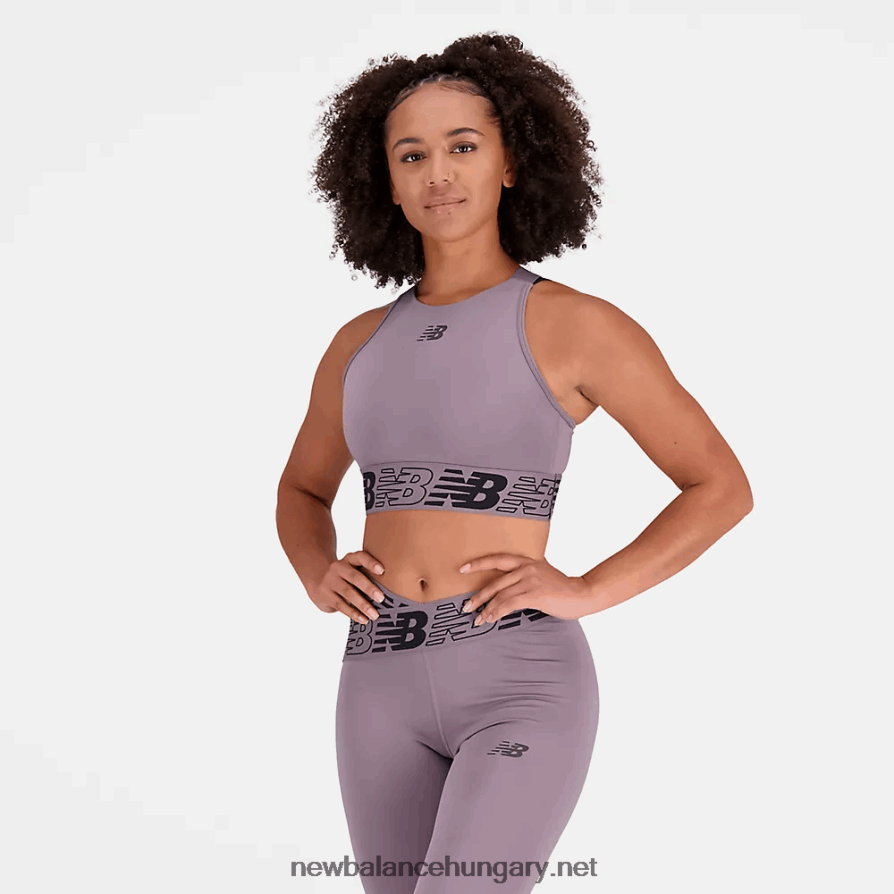 New Balance 6XH8F06852 nők könyörtelen crop melltartó