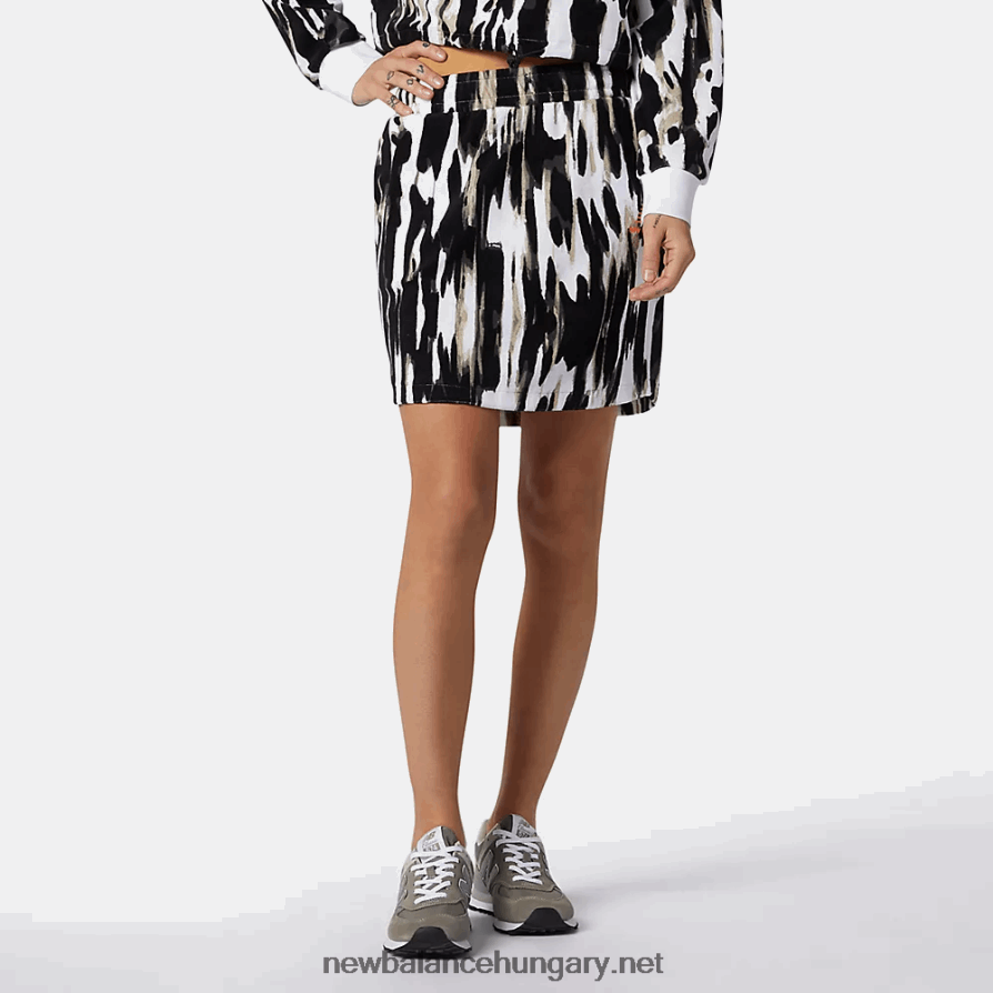 6XH8F03532 nők nb athletics ütközik nyomott frottír szoknya