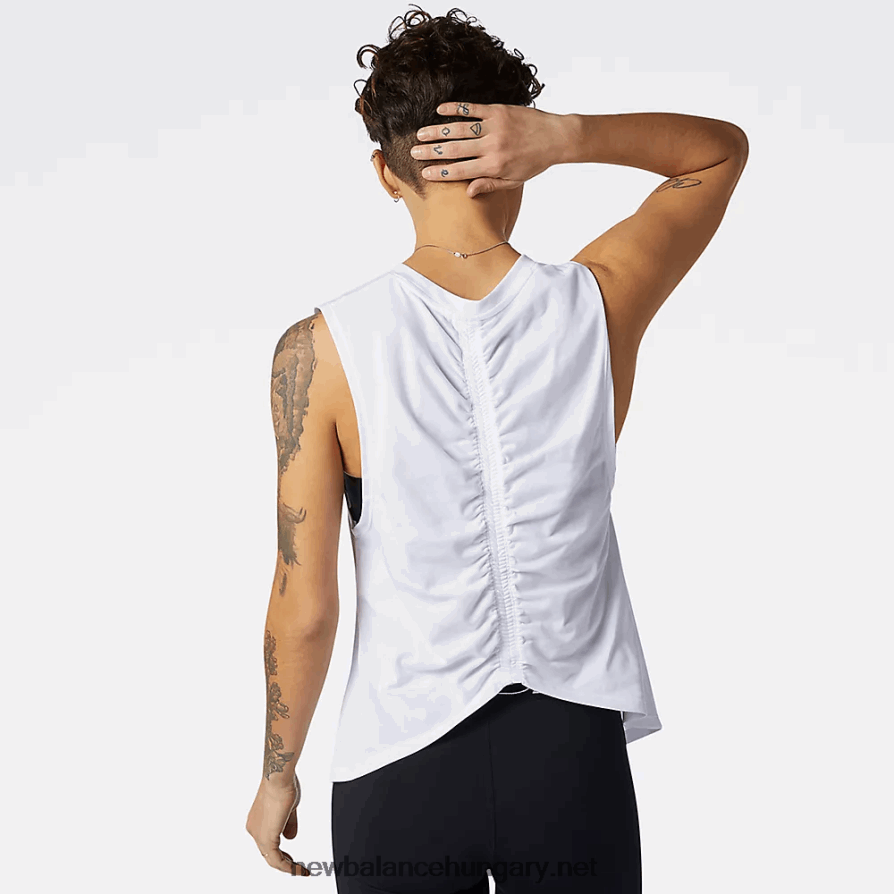 New Balance 6XH8F03550 nők könyörtelenül összehúzott hátsó grafikus tank